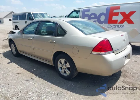 2012 Chevrolet Impala Ls из США, поврежденный, VIN 2G1WF5E32C1226597